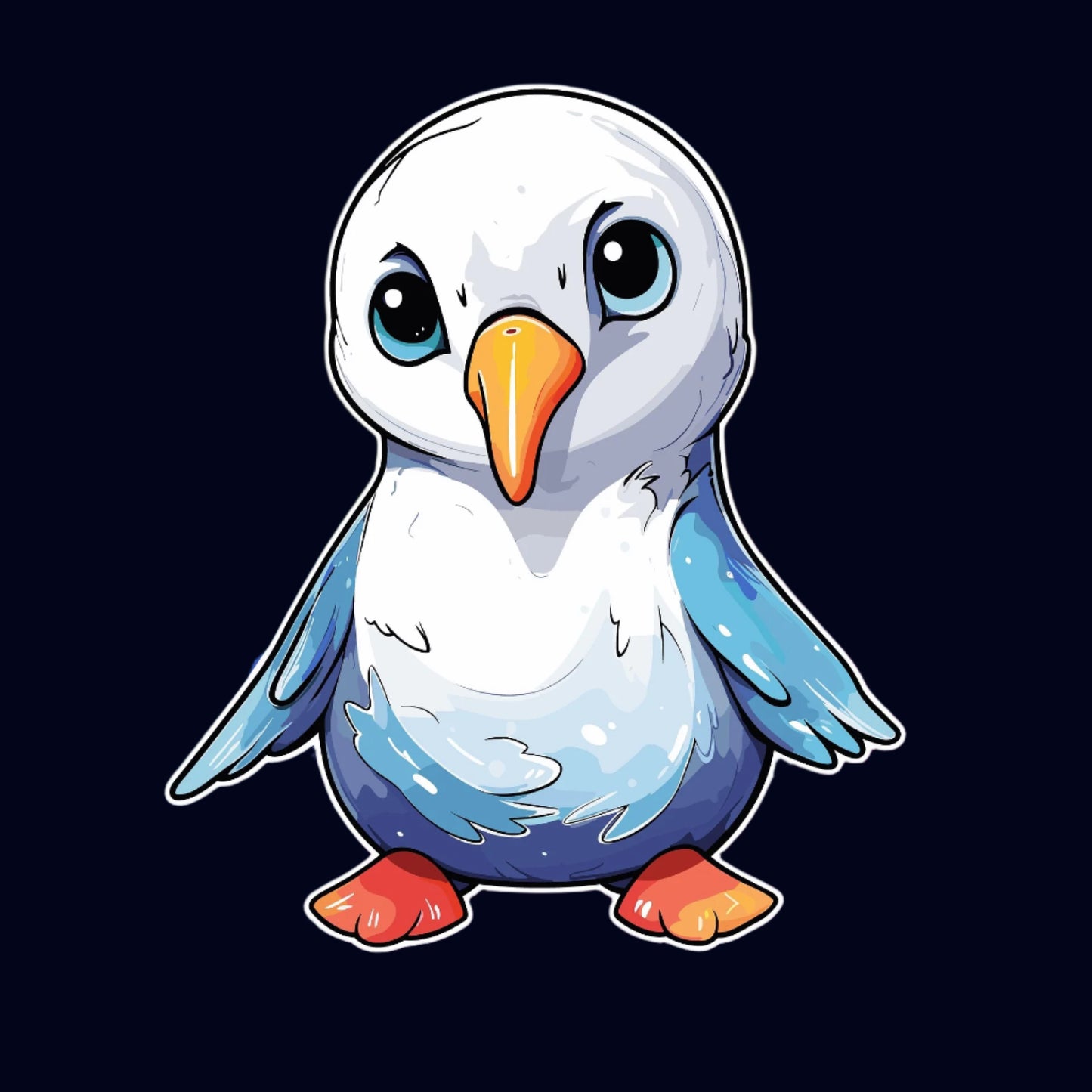 Round Neck - Navy for Women