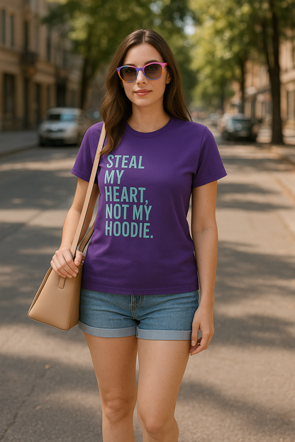Round Neck - Purple for Women