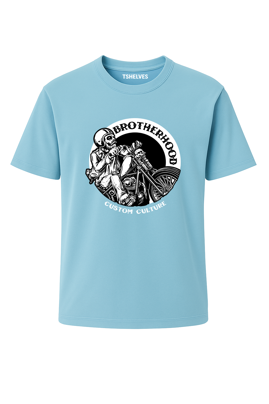 Round Neck - Light Blue - LB1001