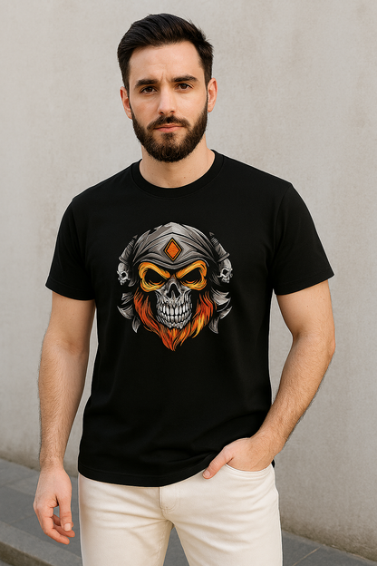 Round Neck - Black - B1002